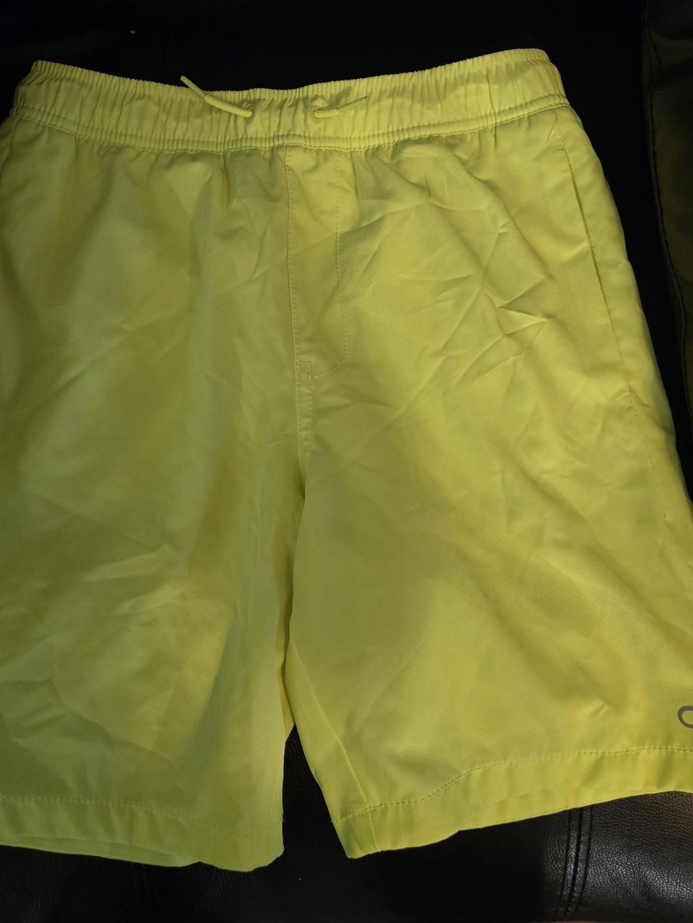 GAPfit  Boys Kids Bright Yellow Athletic Drawstring Shorts Sz 12 New